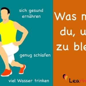 German Language - BeginnerIntermediate - Part 1, Unit 5 Fit und gesund (Fit and healthy)
