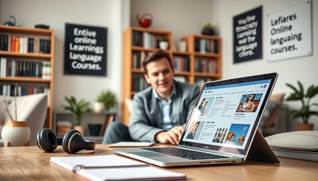 structured online language courses